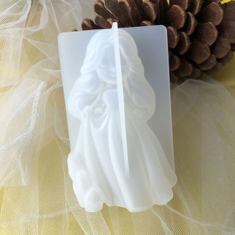Soap Making Gifts - ثلاثية الأبعاد لطيف الأميرة سيليكون قالب