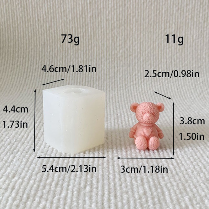قالب سيليكون على شكل شمعة الدب - مراجعة Soap Making Equipment For Beginners وسعره