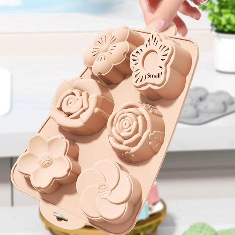 قالب سيليكون على شكل زهرة، 6 ت - مراجعة Soap Making Jelly وسعره