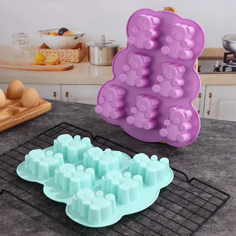 سيليكون قوالب الدب غائر ، قوال - مراجعة Soap Making Jelly وسعره