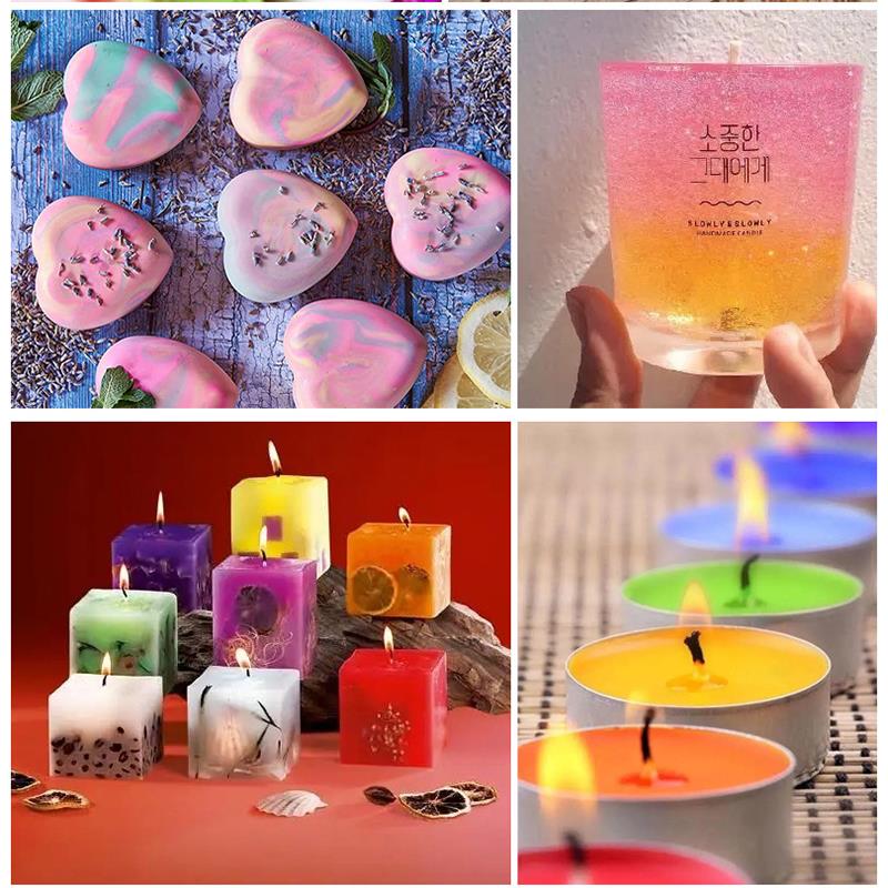 تلوين صبغة الشمع ، شمع الصويا  - مراجعة Soap Making Jelly وسعره