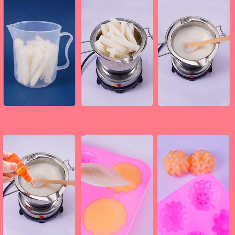 تلوين صبغة الشمع ، شمع الصويا  - مراجعة Soap Making Jelly وسعره