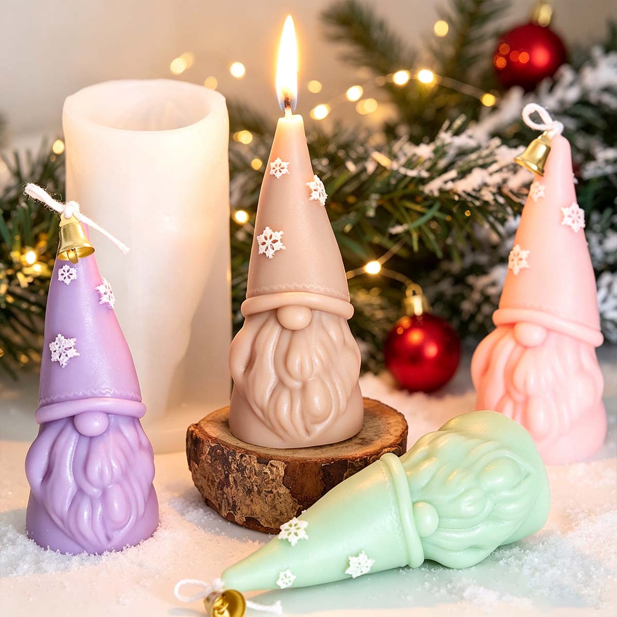 قالب شمع سيليكون لزينة عيد الم - مراجعة Soap Making Gifts وسعره