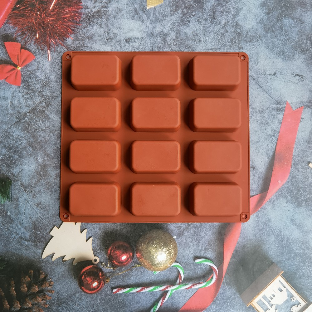 12 تجويف مربع سيليكون قالب الص - مراجعة Soap Making Equipment For Beginners وسعره